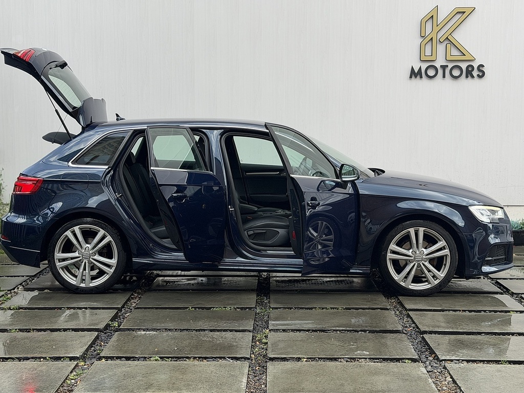 Audi A3 1.5 Tfsi Cod 35 S Line Sportback S Tron YX68YKS Blue #4