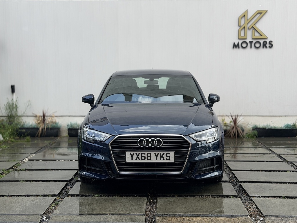 Audi A3 1.5 Tfsi Cod 35 S Line Sportback S Tron YX68YKS Blue #2