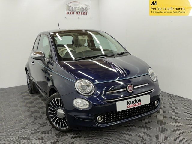 Fiat 500 1.2 Riva Hatchback Euro 6 S S Blue
