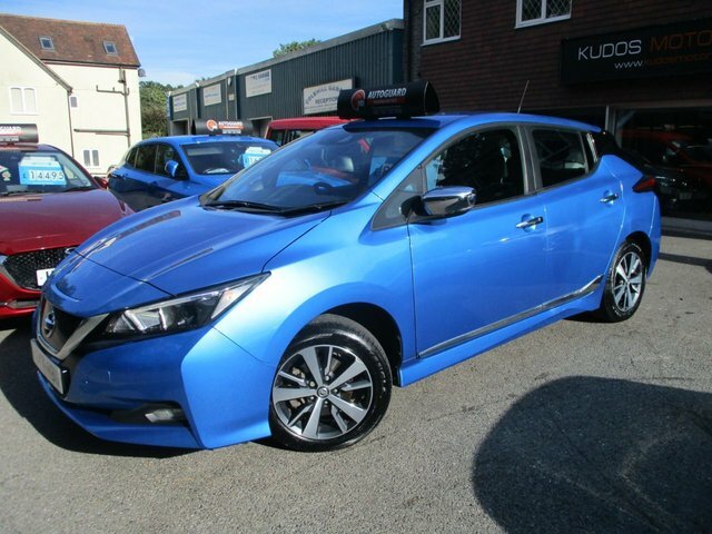 Nissan Leaf 2021 40Kwh Acenta Hatchback 150 GV71HBU Blue #2