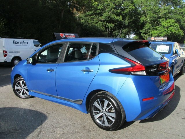Nissan Leaf 2021 40Kwh Acenta Hatchback 150 GV71HBU Blue #4
