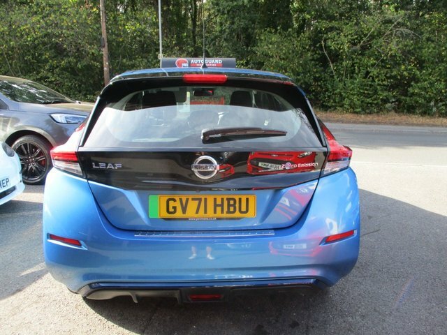 Nissan Leaf 2021 40Kwh Acenta Hatchback 150 GV71HBU Blue #5