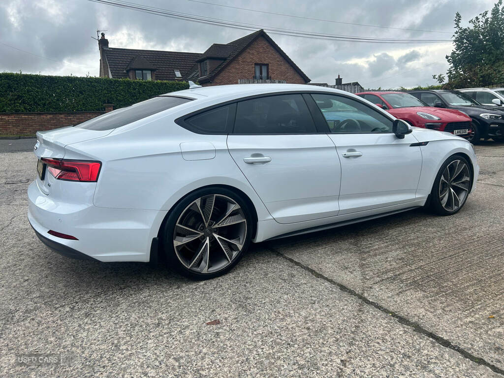 Audi A5 2.0 Tdi S Line S Tronic DE17SZW White #5