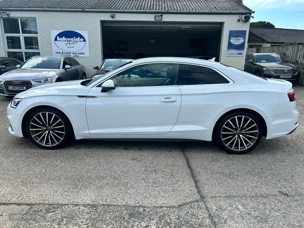 Audi A5 40 Tdi S Line S Tronic KK68NYT White #2