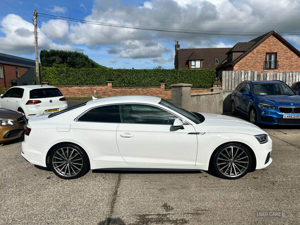 Audi A5 40 Tdi S Line S Tronic KK68NYT White #6
