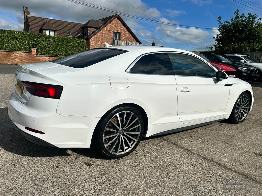 Audi A5 40 Tdi S Line S Tronic KK68NYT White #5
