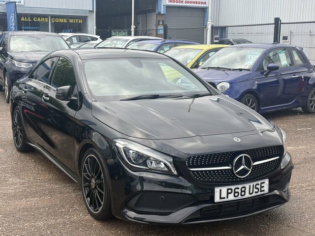 Mercedes-Benz CLA Class 2.1 Cla220d Amg Line Night Edition Plus Coupe Black