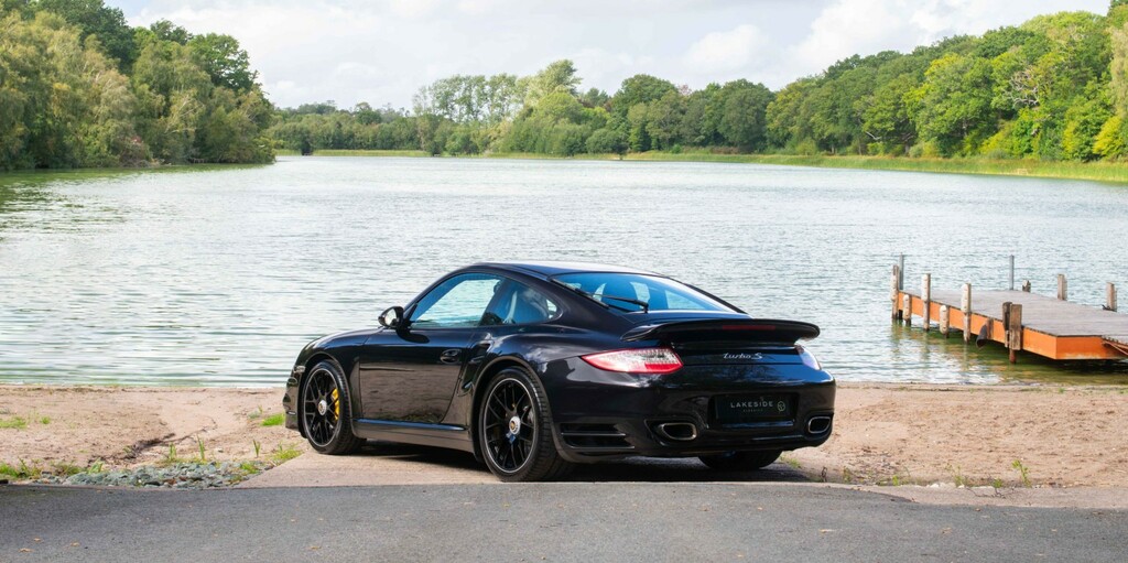 Porsche 911 3.8 997 Turbo S Black #4