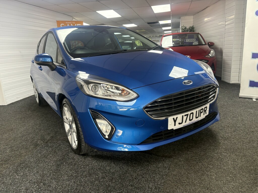 Ford Fiesta Hatchback 1.0 T Ecoboost Titanium X YJ70UPR Blue #2
