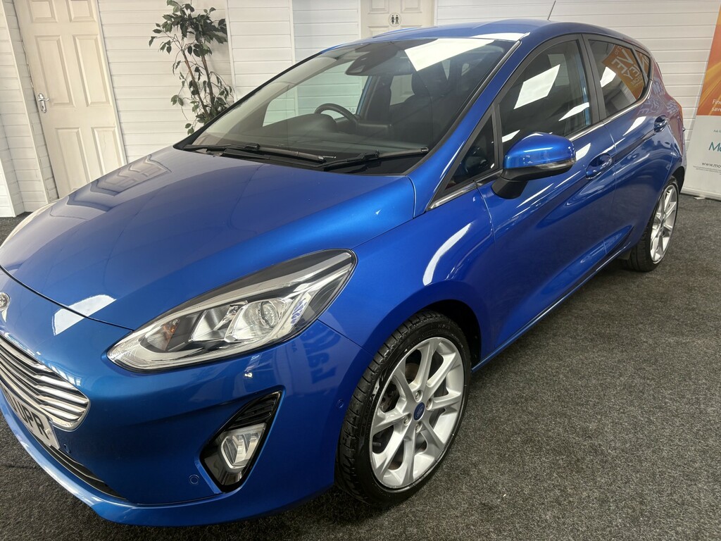 Ford Fiesta Hatchback 1.0 T Ecoboost Titanium X YJ70UPR Blue #4