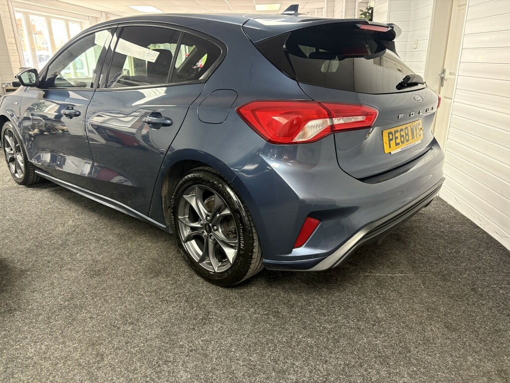 Ford Focus Hatchback 1.0 T Ecoboost St-line PE68WYS Blue #5