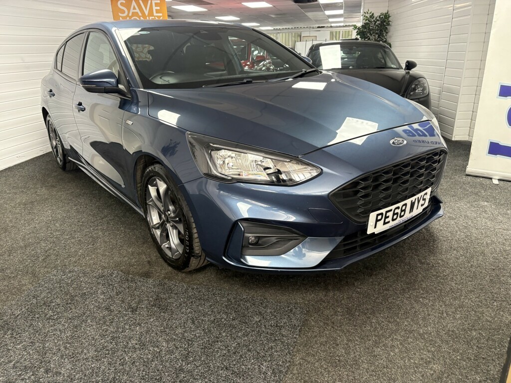 Ford Focus Hatchback 1.0 T Ecoboost St-line PE68WYS Blue #2