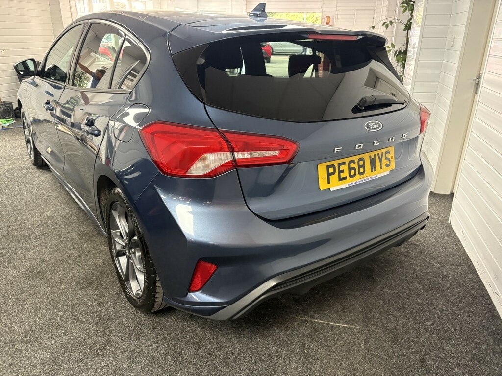 Ford Focus Hatchback 1.0 T Ecoboost St-line PE68WYS Blue #6