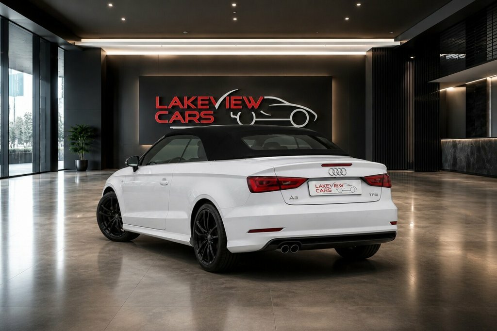 Audi A3 Cabriolet 1.4L S Line White #4
