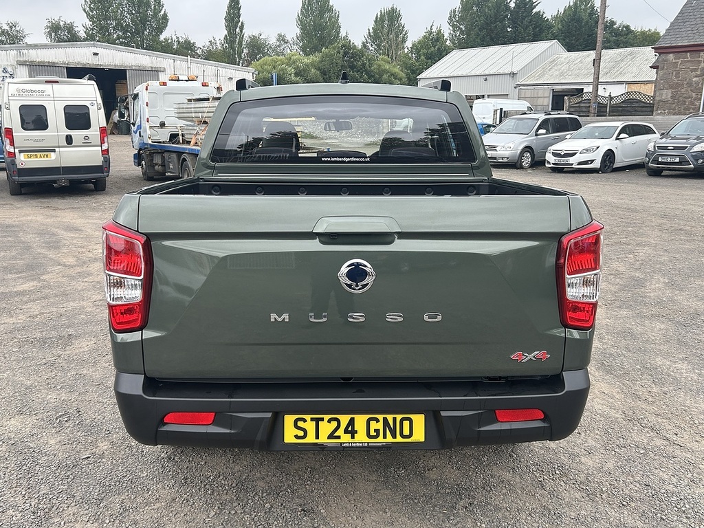 SsangYong Musso 2.2D Rebel Pickup Double Cab 4Wd E ST24GNO Green #4