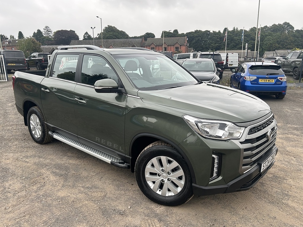 SsangYong Musso 2.2D Rebel Pickup Double Cab 4Wd E Green