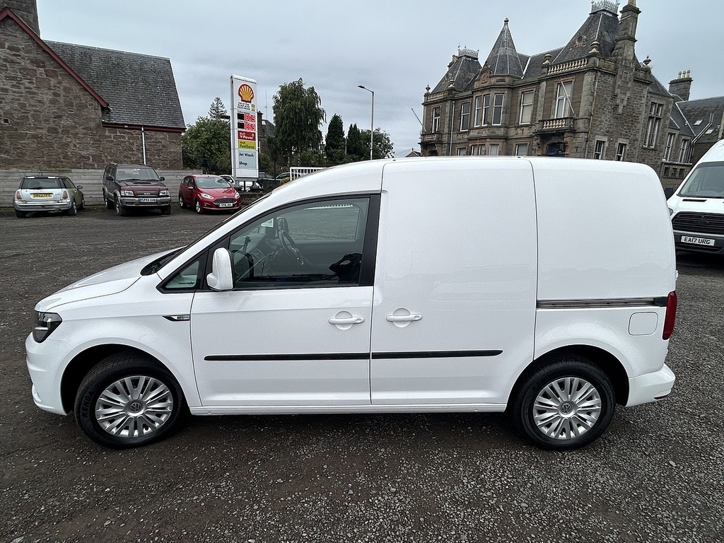 Volkswagen Caddy 2.0 Tdi C20 Bluemotion Tech Trendline Panel Van White #3