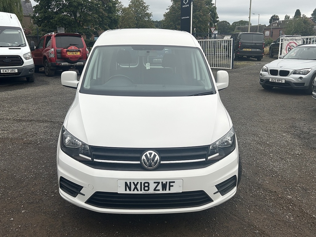 Volkswagen Caddy 2.0 Tdi C20 Bluemotion Tech Trendline Panel Van White #2