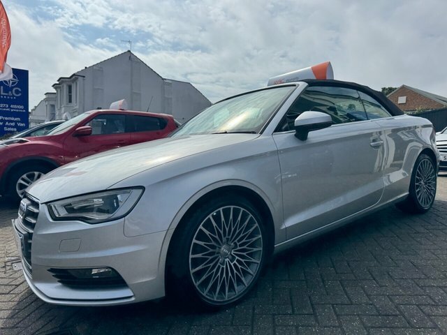 Audi A3 Cabriolet 2.0 Tdi 150 Sport Convertible Euro 6 High Sp Silver #5