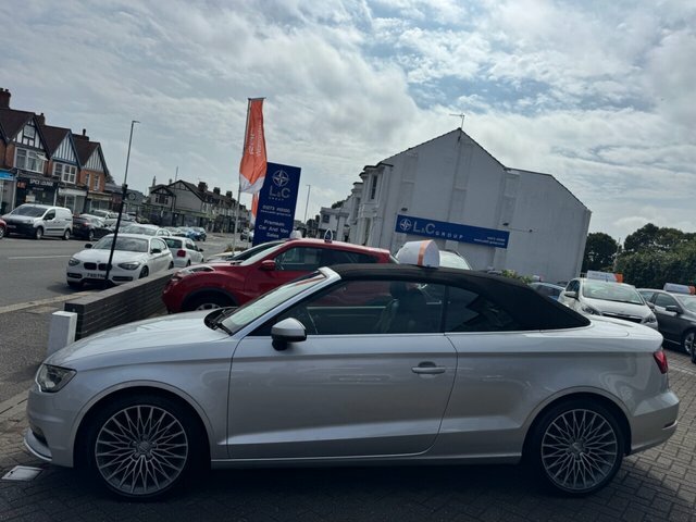 Audi A3 Cabriolet 2.0 Tdi 150 Sport Convertible Euro 6 High Sp Silver #6