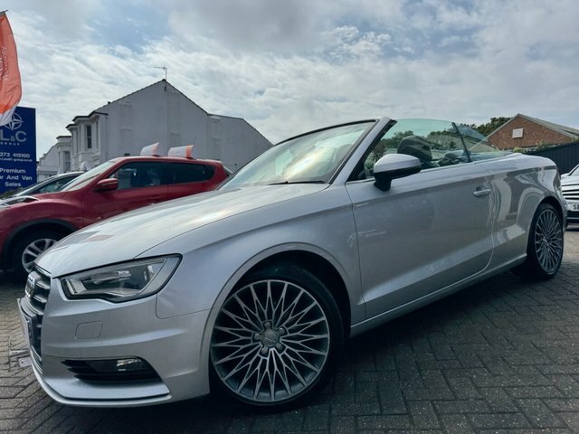 Audi A3 Cabriolet 2.0 Tdi 150 Sport Convertible Euro 6 High Sp Silver #2