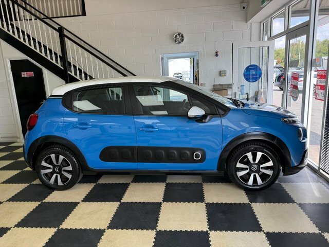 Citroen C3 Puretech Feel Hatchback HG66RWF Blue #5