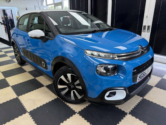 Citroen C3 Puretech Feel Hatchback HG66RWF Blue #2
