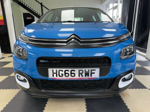 Citroen C3 Puretech Feel Hatchback HG66RWF Blue #4