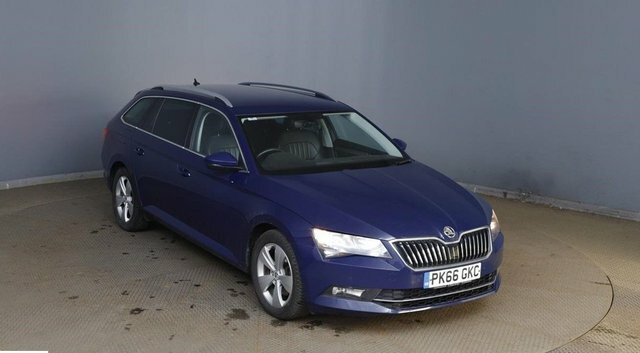 Skoda Superb Tdi Se Technology Estate Blue