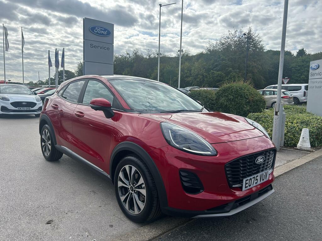 Ford Puma 1.0 Mhev Titanium Mild Hybrid Low Mileage Meg Red