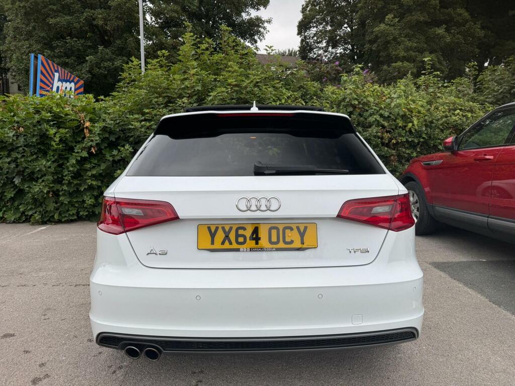Audi A3 1.8 Tfsi S Line Sportback Euro 6 Ss White #6