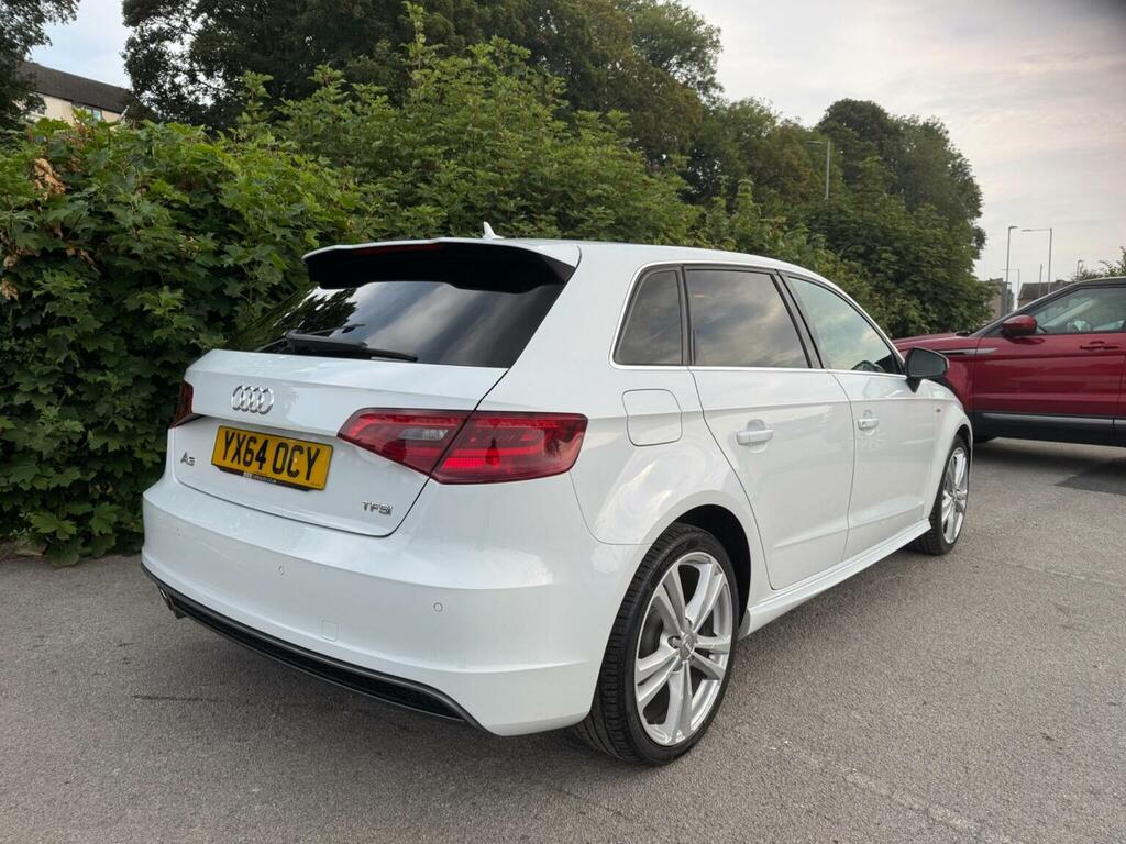 Audi A3 1.8 Tfsi S Line Sportback Euro 6 Ss White #5