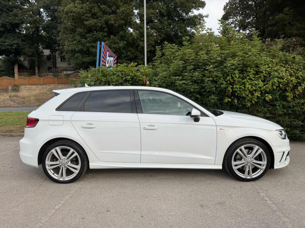 Audi A3 1.8 Tfsi S Line Sportback Euro 6 Ss White #4