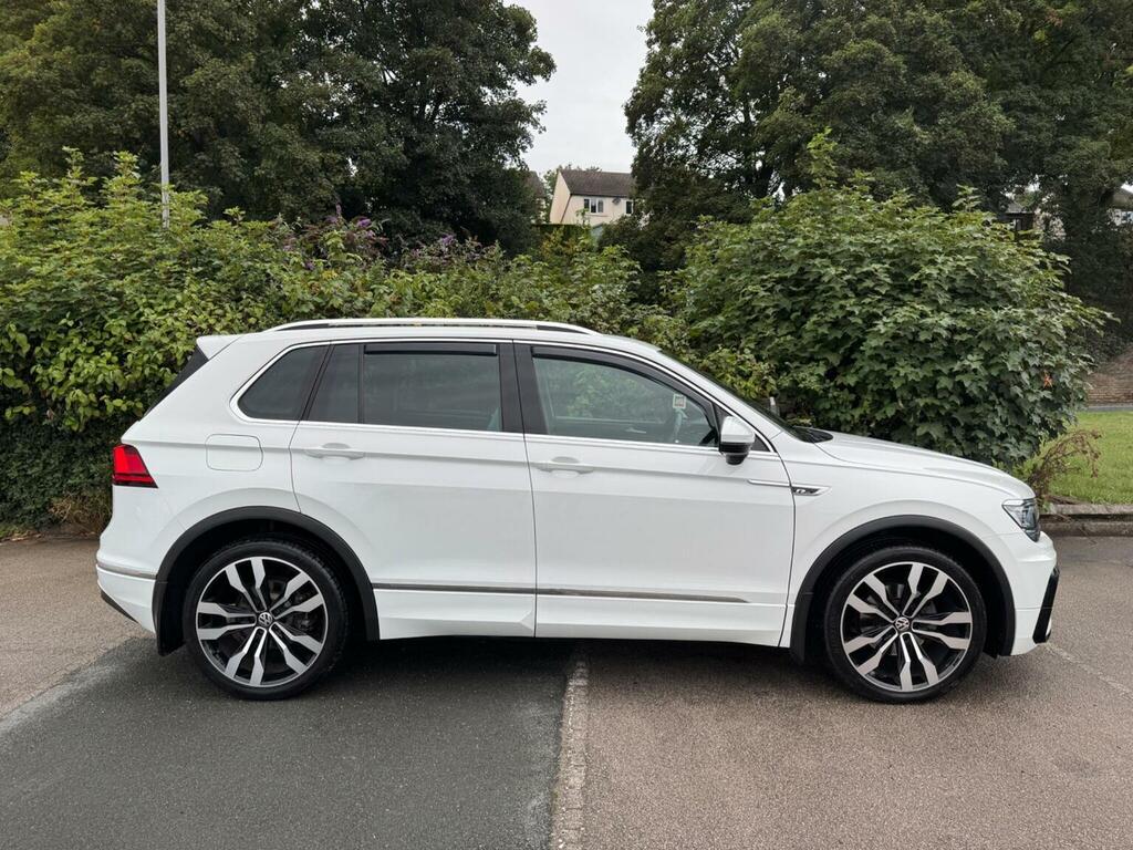 Volkswagen Tiguan 2.0 Tdi R-line Dsg 4Motion Euro 6 Ss White #4