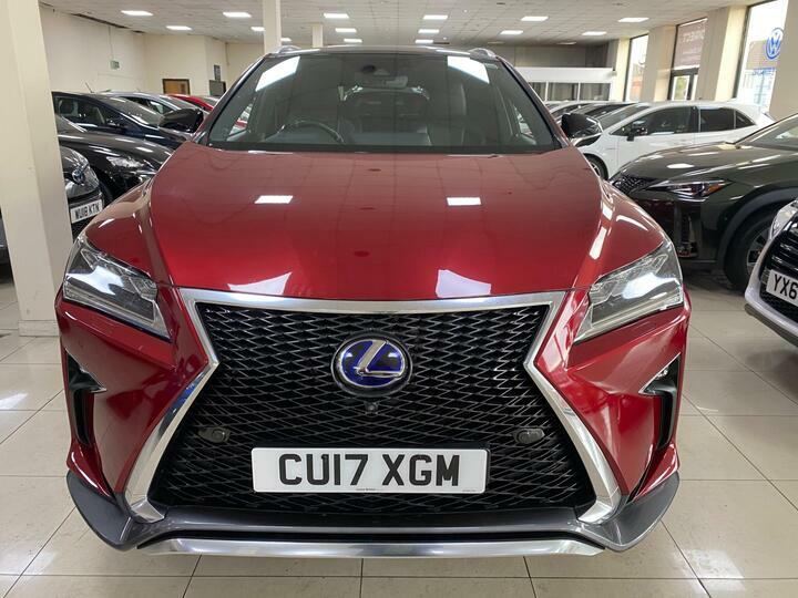 Lexus RX 3.5 450H V6 F Sport Cvt 4Wd Euro 6 Ss Red