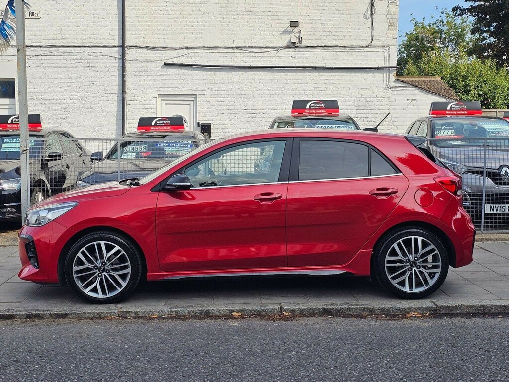 Kia RIO Hatchback 1.0 T-gdi Gt-line Euro 6 Ss 2019 Red #5