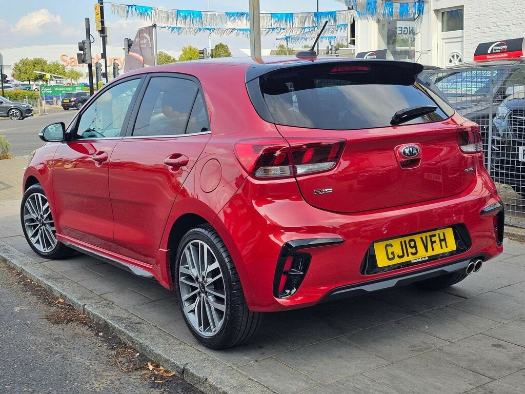 Kia RIO Hatchback 1.0 T-gdi Gt-line Euro 6 Ss 2019 Red #6