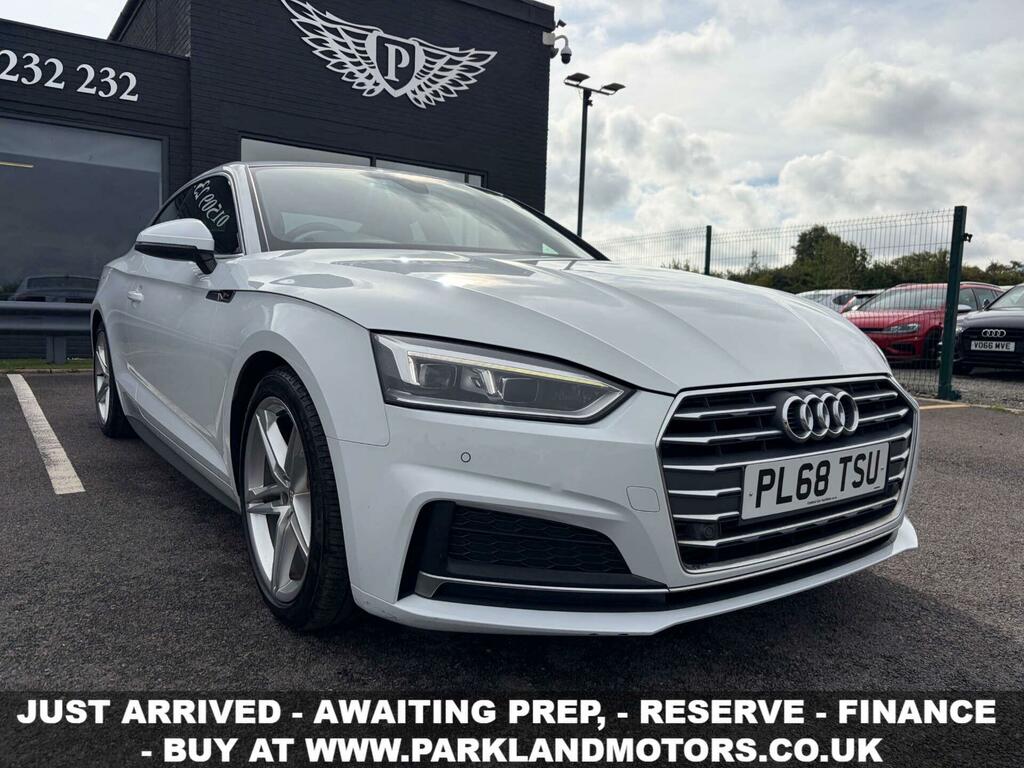 Audi A5 2.0 Tfsi 40 S Line S Tronic Euro 6 Ss White