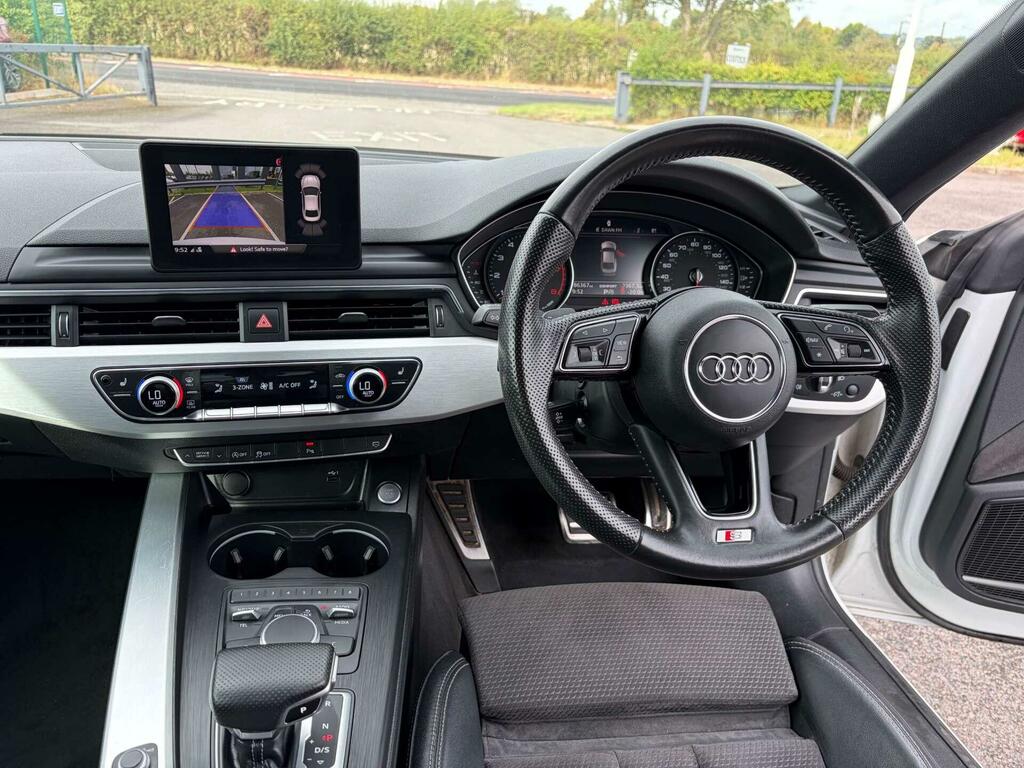 Audi A5 2.0 Tfsi 40 S Line S Tronic Euro 6 Ss White #2