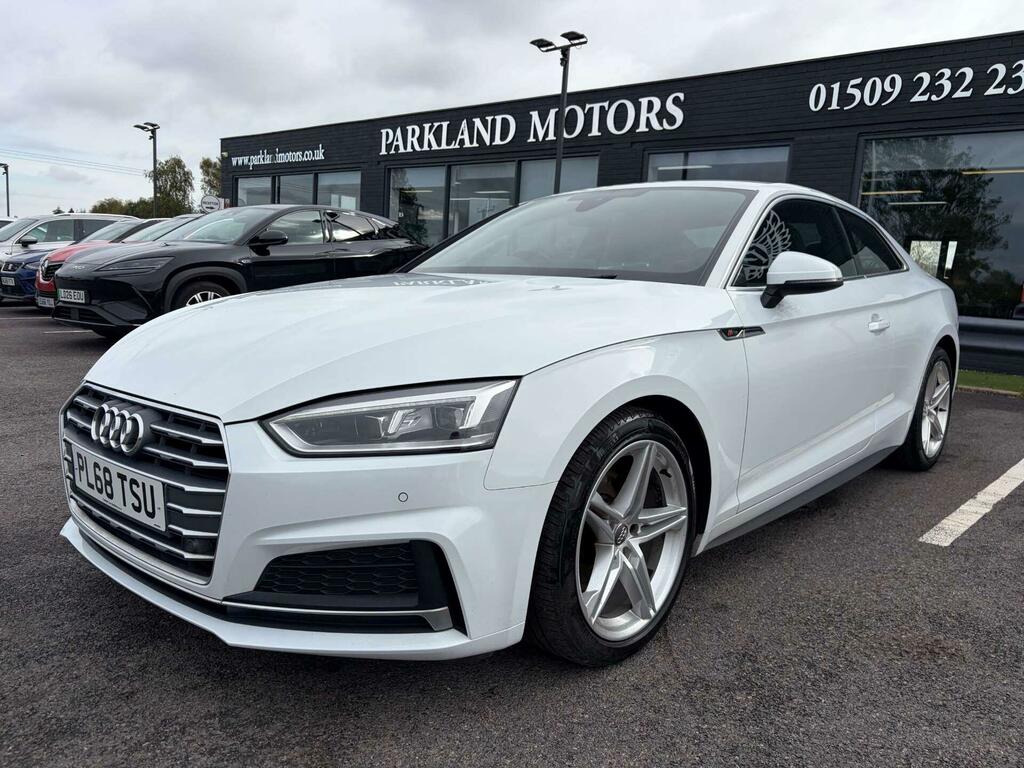 Audi A5 2.0 Tfsi 40 S Line S Tronic Euro 6 Ss White #4