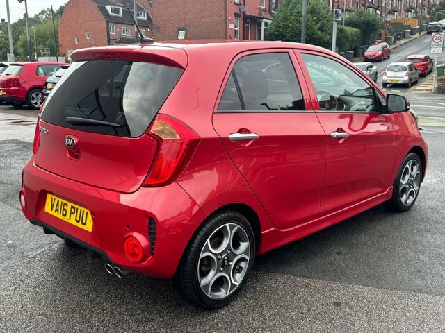 Kia Picanto Hatchback Red #3
