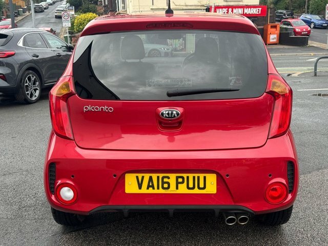 Kia Picanto Hatchback Red #4