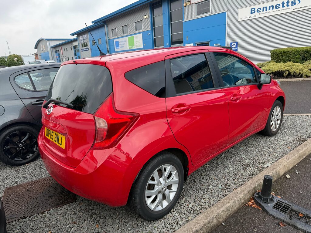 Nissan Note 1.2 12V Acenta Hatchback Euro 5 DP15BWJ Red #4