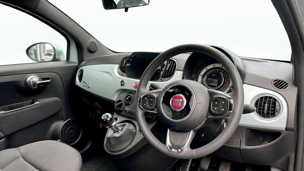 Fiat 500 Manual Black #10