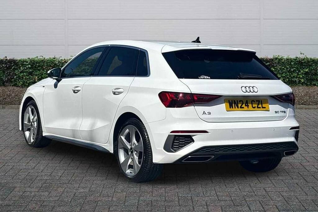 Audi A3 30 Tfsi S Line WN24CZL White #3