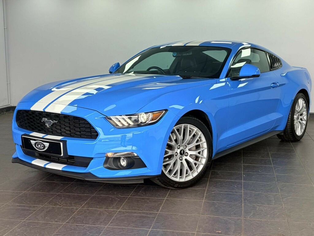 Ford Mustang Coupe 2.3T Ecoboost Fastback Selshift Euro 6 Blue