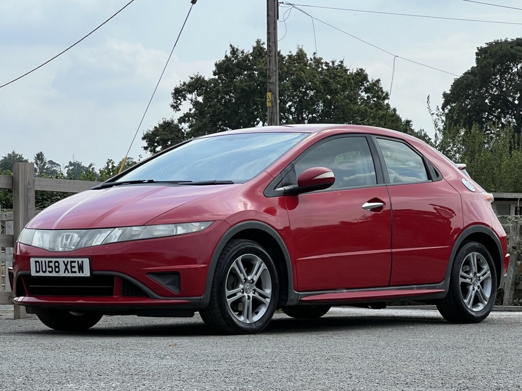 Honda Civic Hatchback 1.4 I-dsi Se Plus 2008 Red