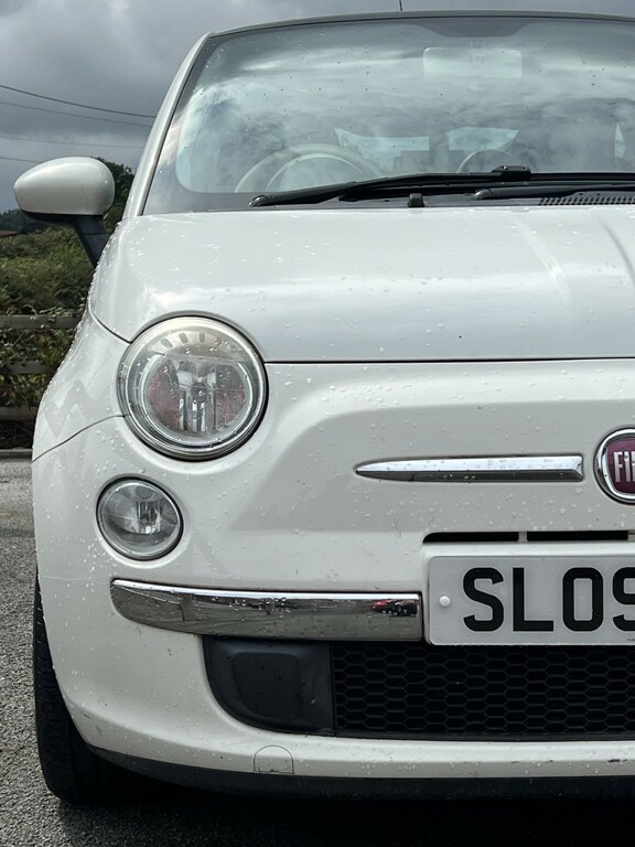 Fiat 500 Hatchback 1.2 500 1.2 Lounge Start Stop 2009 SL09XWB White #3