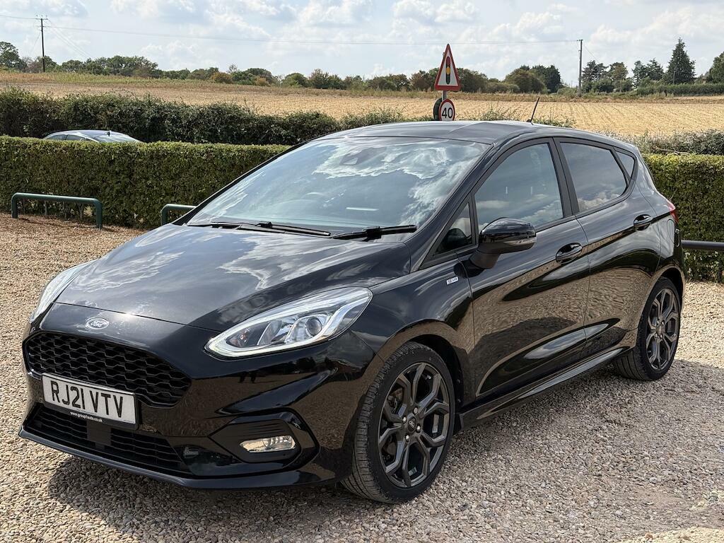 Ford Fiesta 1.0T Ecoboost St-line Edition Euro 6 Ss RJ21VTV Black #6