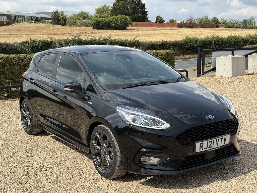 Ford Fiesta 1.0T Ecoboost St-line Edition Euro 6 Ss RJ21VTV Black #2